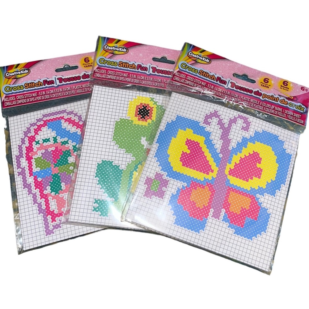 Cross Stitch Crafts Lot of 3